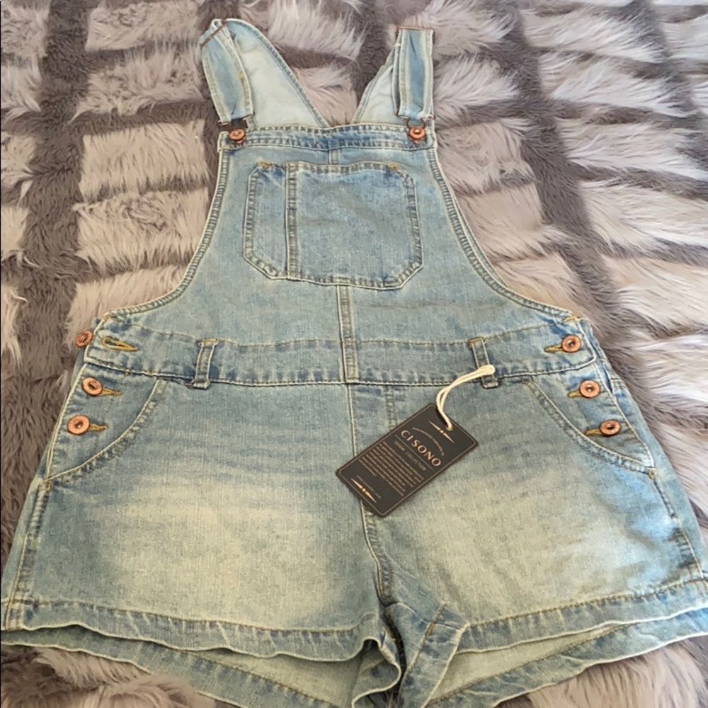 Cisono overall shorts